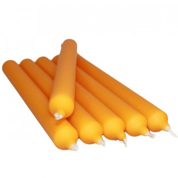 Vela de jantar laranja...