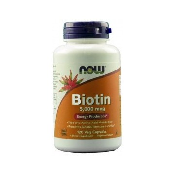 NOW Foods Biotin 5,000mcg...