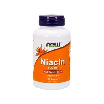NOW Foods Niacin 500mg 100...