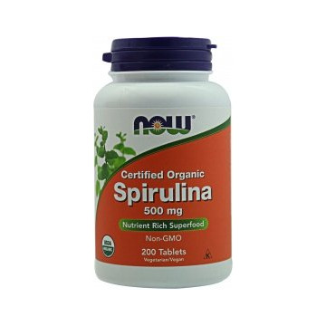 NOW Foods Spirulina 500mg...