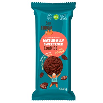 Bolachas de cacau adoçadas...