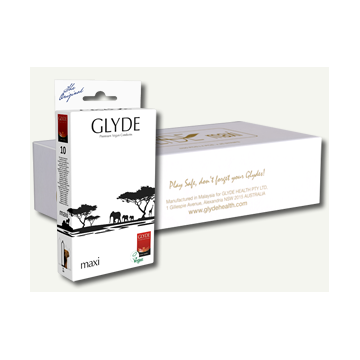 Preservativos Glyde Maxi...