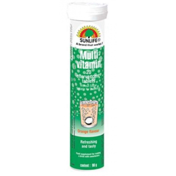 MULTIVITAMINS - 20 COMP EFERV