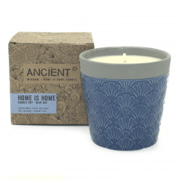 Home is Home Candle Pots -...