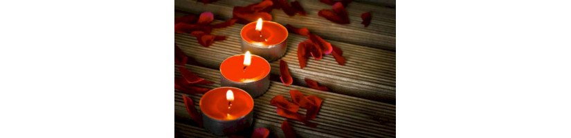 Velas de chá perfumadas