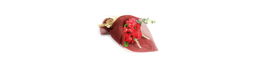 Ramos de flores de sabão