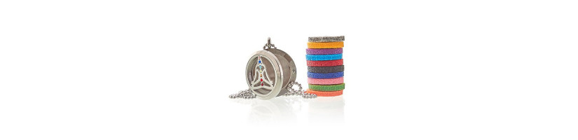 Colares difusores de aromaterapia